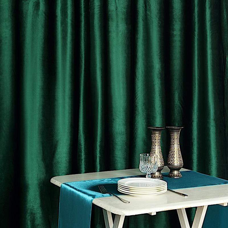 8 ft x 8 ft Premium Velvet Backdrop Curtain