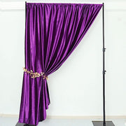 8 ft x 8 ft Premium Velvet Backdrop Curtain