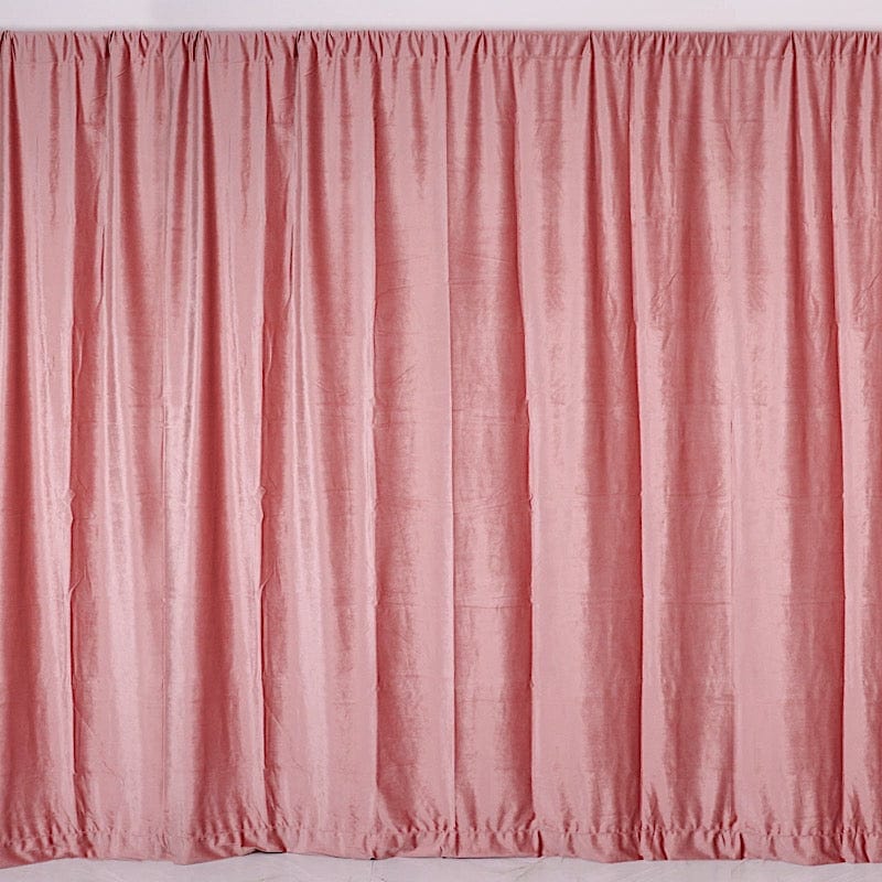 8 ft x 8 ft Premium Velvet Backdrop Curtain