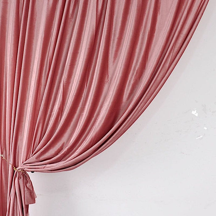 8 ft x 8 ft Premium Velvet Backdrop Curtain