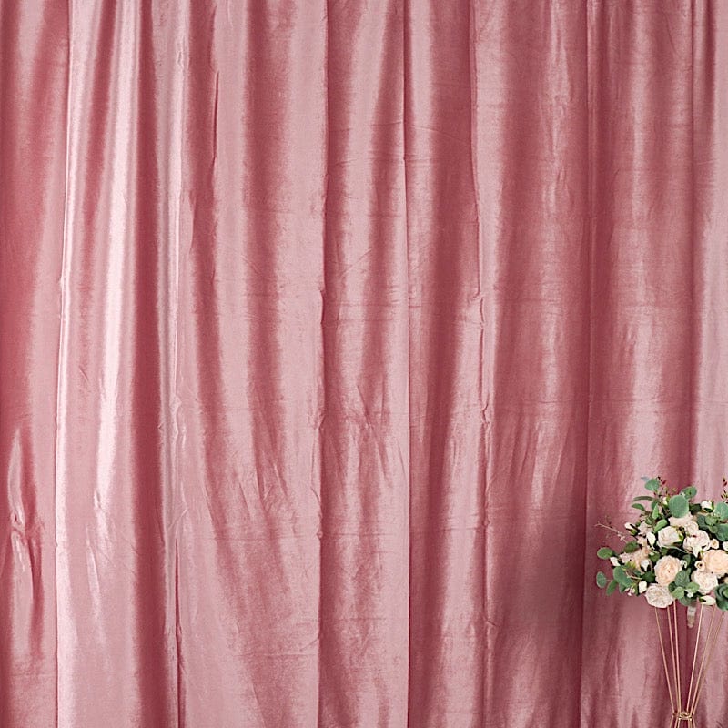 8 ft x 8 ft Premium Velvet Backdrop Curtain
