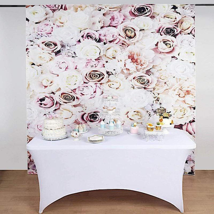 8 ft x 8 ft Printed Vinyl Photo Backdrop Assorted Roses Party Banner BKDP_VIN_8X8_ARTI06