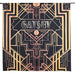 8 ft x 8 ft Printed Vinyl Photo Backdrop Great Gatsby Retro Party Banner BKDP_VIN_8X8_GTBY01