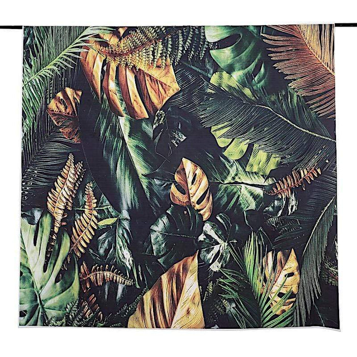 8 ft x 8 ft Printed Vinyl Photo Backdrop Green Forest Leaves Party Banner BKDP_VIN_8X8_ARTI01