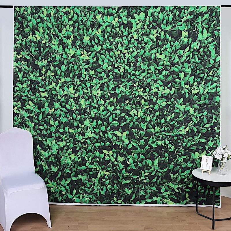 8 ft x 8 ft Printed Vinyl Photo Backdrop Greenery Party Banner BKDP_VIN_8X8_ARTI07