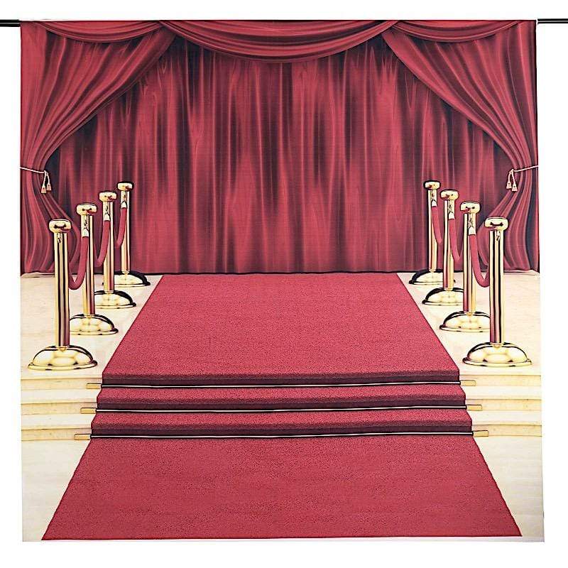 8 ft x 8 ft Printed Vinyl Photo Backdrop Hollywood Design Party Banner BKDP_VIN_8X8_VIP01