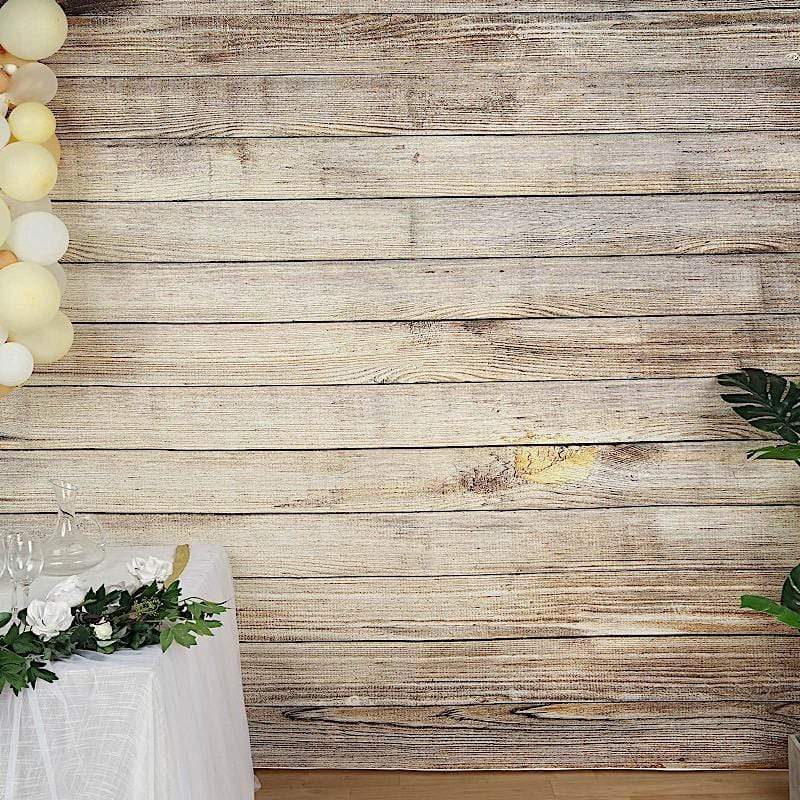 8 ft x 8 ft Printed Vinyl Photo Backdrop Natural Wood Design Party Banner BKDP_VIN_8X8_WOD05