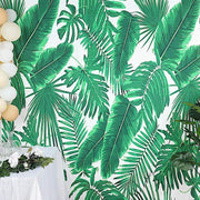 8 ft x 8 ft Printed Vinyl Photo Backdrop Tropical Leaves Party Banner BKDP_VIN_8X8_ARTI04