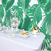 8 ft x 8 ft Printed Vinyl Photo Backdrop Tropical Leaves Party Banner BKDP_VIN_8X8_ARTI04