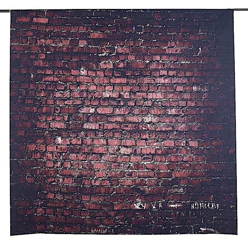 8 ft x 8 ft Printed Vinyl Photo Backdrop Wall Bricks Design Party Banner BKDP_VIN_8X8_BRCK01