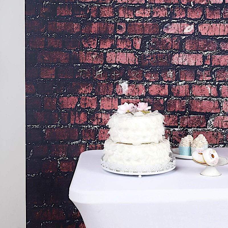 8 ft x 8 ft Printed Vinyl Photo Backdrop Wall Bricks Design Party Banner BKDP_VIN_8X8_BRCK01