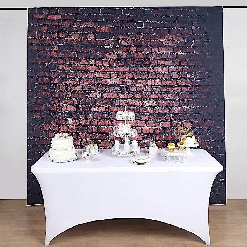 8 ft x 8 ft Printed Vinyl Photo Backdrop Wall Bricks Design Party Banner BKDP_VIN_8X8_BRCK01