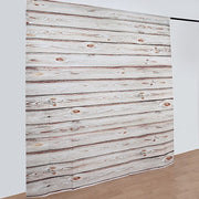 8 ft x 8 ft Printed Vinyl Photo Backdrop Wood Design Party Banner - White Washed BKDP_VIN_8X8_WOD06