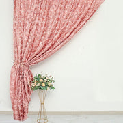 8 ft x 8 ft Satin Rosette Backdrop Curtain Photo Booth Decorations