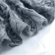 8 ft x 8 ft Satin Rosette Backdrop Curtain Photo Booth Decorations