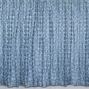 8 ft x 8 ft Satin Rosette Backdrop Curtain Photo Booth Decorations