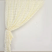 8 ft x 8 ft Satin Rosette Backdrop Curtain Photo Booth Decorations