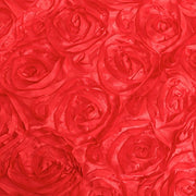 8 ft x 8 ft Satin Rosette Backdrop Curtain Photo Booth Decorations