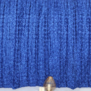 8 ft x 8 ft Satin Rosette Backdrop Curtain Photo Booth Decorations