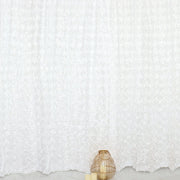 8 ft x 8 ft Satin Rosette Backdrop Curtain Photo Booth Decorations