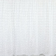 8 ft x 8 ft Satin Rosette Backdrop Curtain Photo Booth Decorations