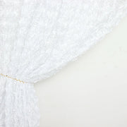 8 ft x 8 ft Satin Rosette Backdrop Curtain Photo Booth Decorations