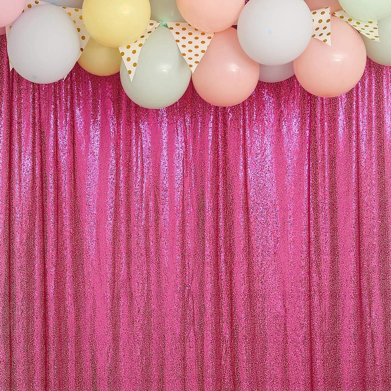 8 ft x 8 ft Sequined Backdrop Curtain