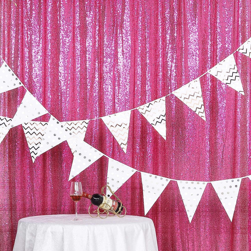 8 ft x 8 ft Sequined Backdrop Curtain