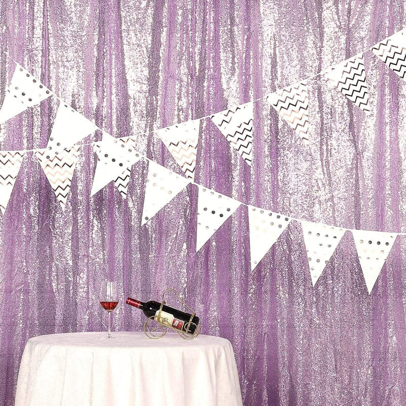 8 ft x 8 ft Sequined Backdrop Curtain