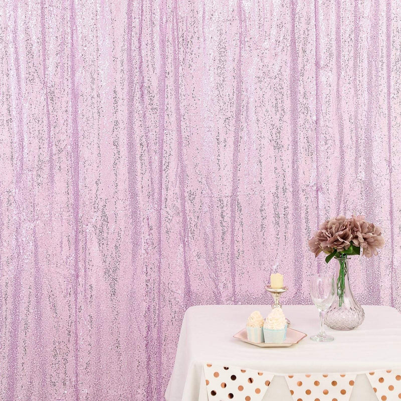 8 ft x 8 ft Sequined Backdrop Curtain
