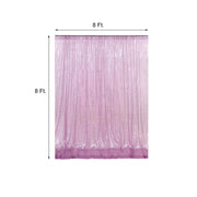 8 ft x 8 ft Sequined Backdrop Curtain