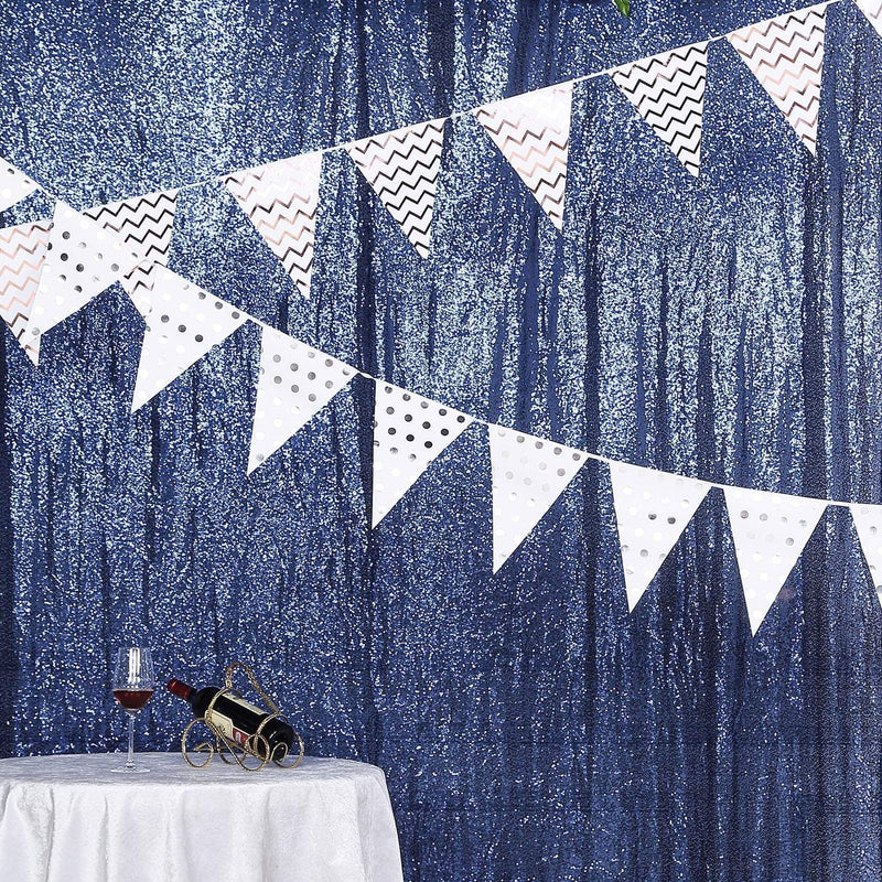 8 ft x 8 ft Sequined Backdrop Curtain