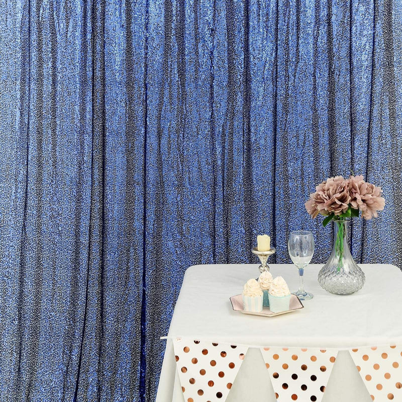 8 ft x 8 ft Sequined Backdrop Curtain