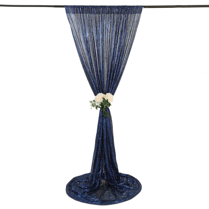 8 ft x 8 ft Sequined Backdrop Curtain