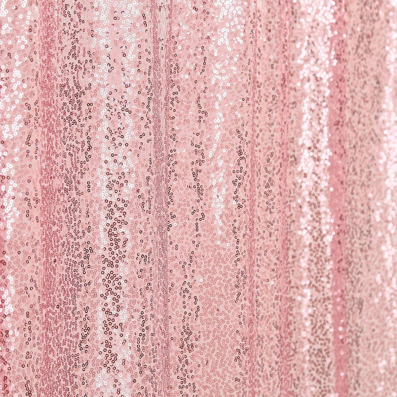 8 ft x 8 ft Sequined Backdrop Curtain