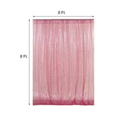 8 ft x 8 ft Sequined Backdrop Curtain