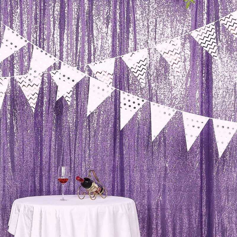 8 ft x 8 ft Sequined Backdrop Curtain