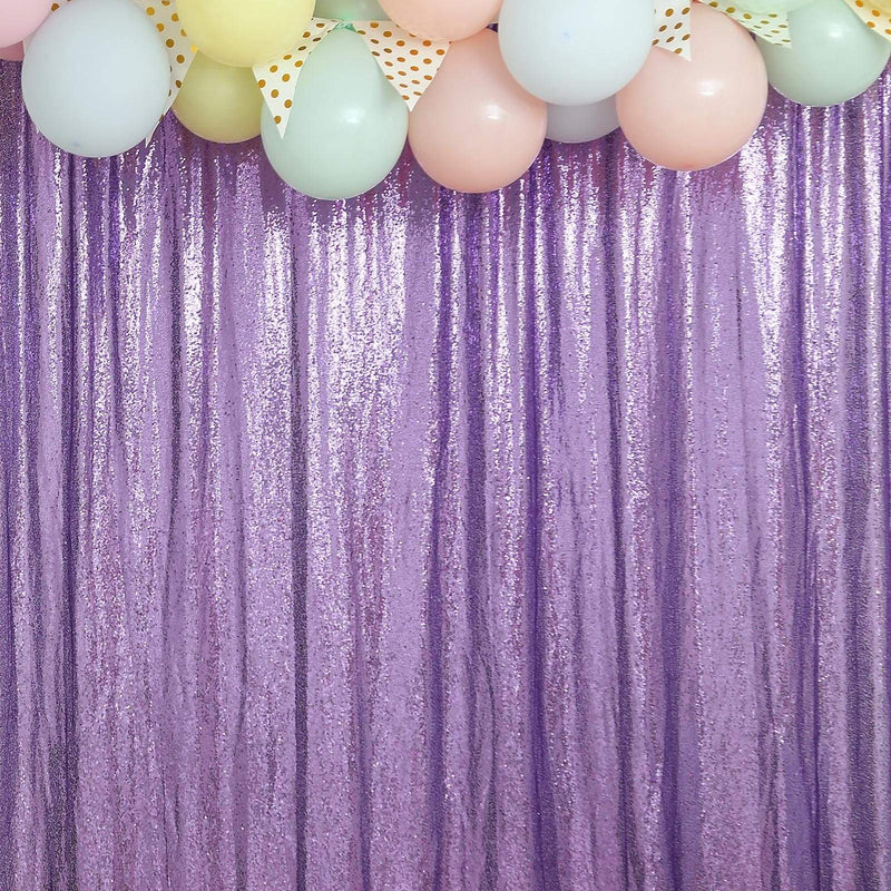 8 ft x 8 ft Sequined Backdrop Curtain
