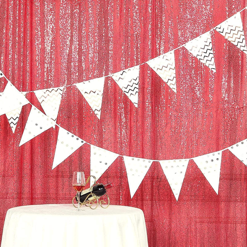 8 ft x 8 ft Sequined Backdrop Curtain