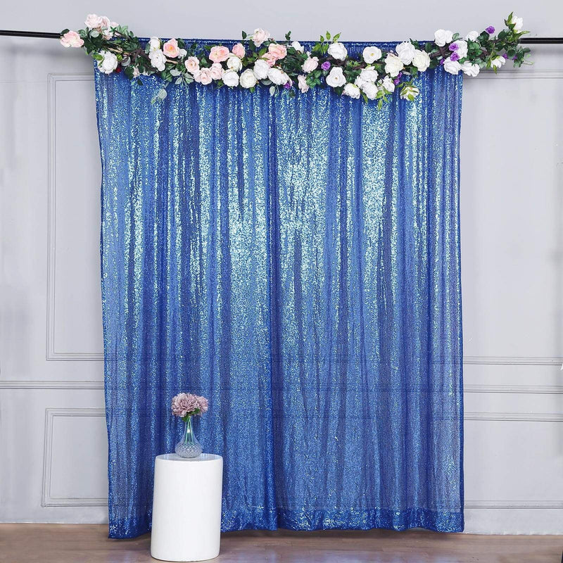 8 ft x 8 ft Sequined Backdrop Curtain