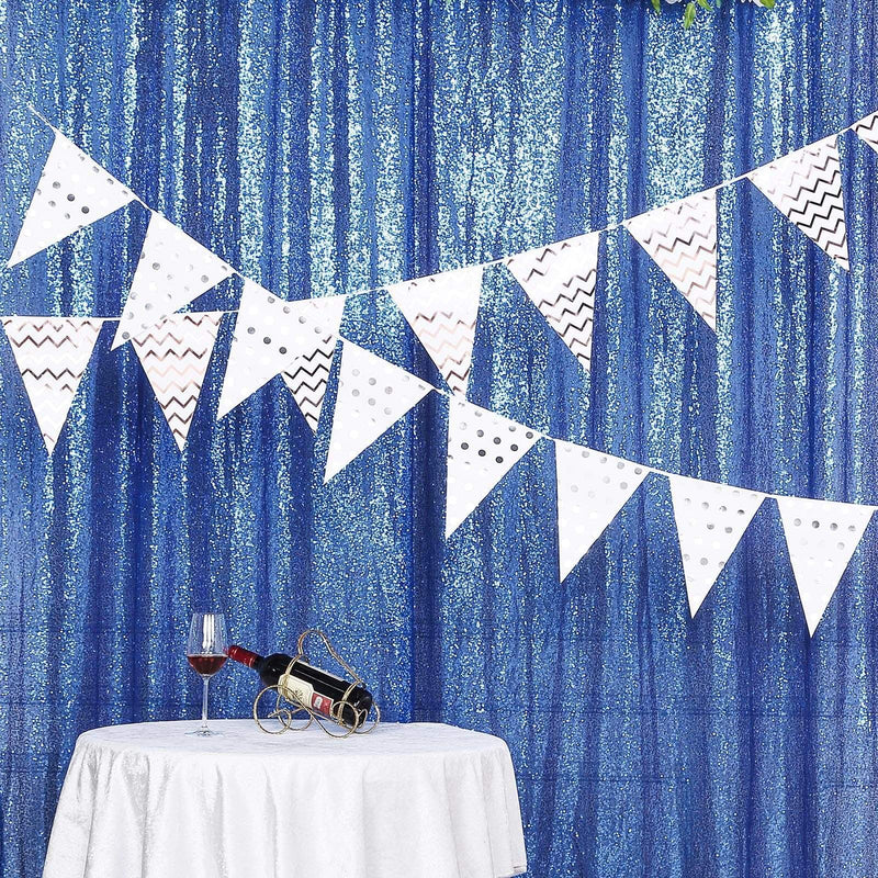 8 ft x 8 ft Sequined Backdrop Curtain