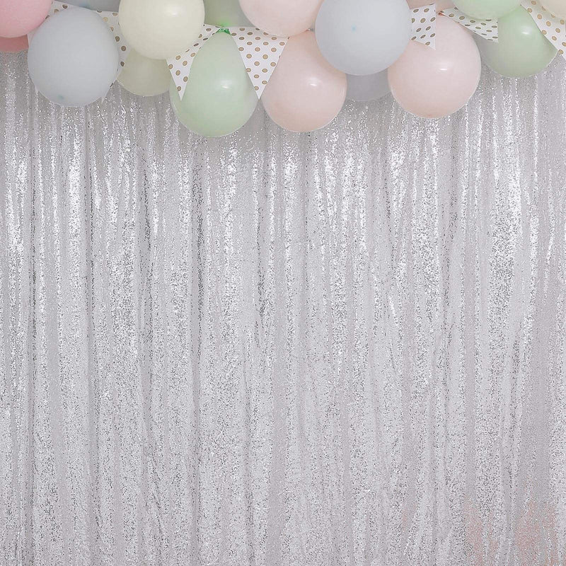 8 ft x 8 ft Sequined Backdrop Curtain