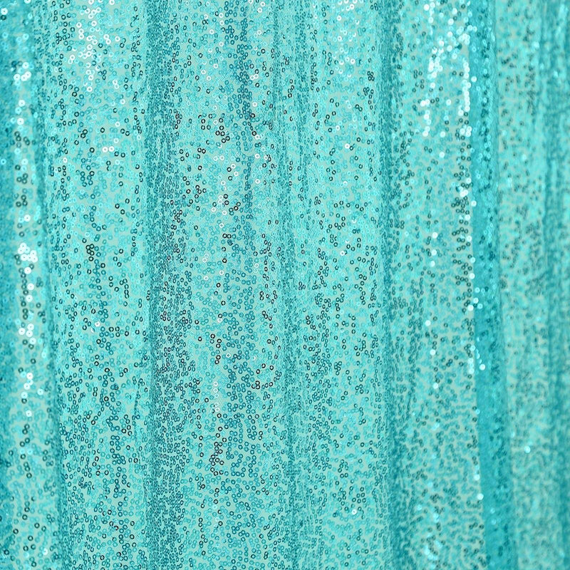 8 ft x 8 ft Sequined Backdrop Curtain