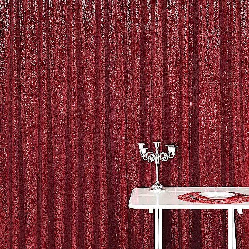 8 ft x 8 ft Sequined Backdrop Curtain