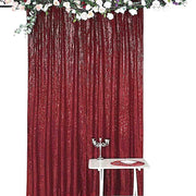 8 ft x 8 ft Sequined Backdrop Curtain