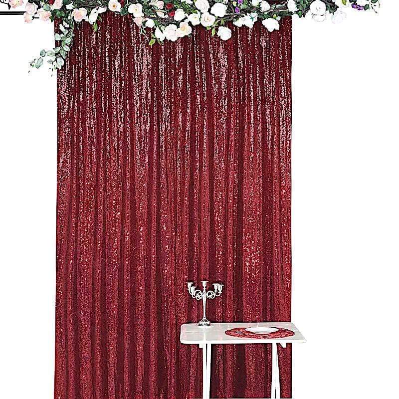 8 ft x 8 ft Sequined Backdrop Curtain