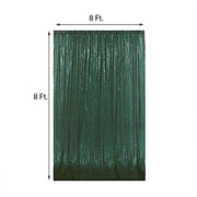 8 ft x 8 ft Sequined Backdrop Curtain