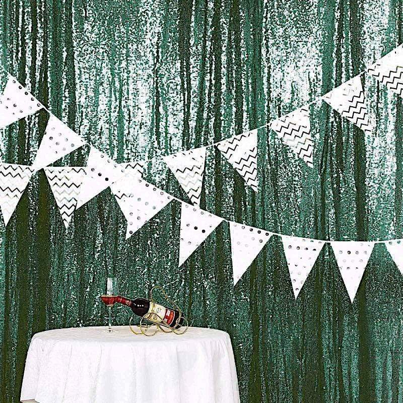8 ft x 8 ft Sequined Backdrop Curtain