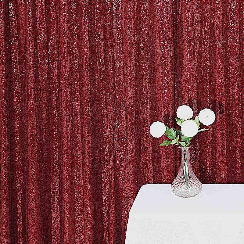 8 ft x 8 ft Sequined Backdrop Curtain