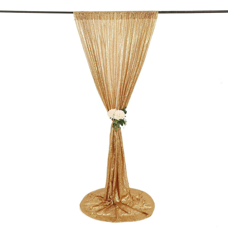 8 ft x 8 ft Sequined Backdrop Curtain